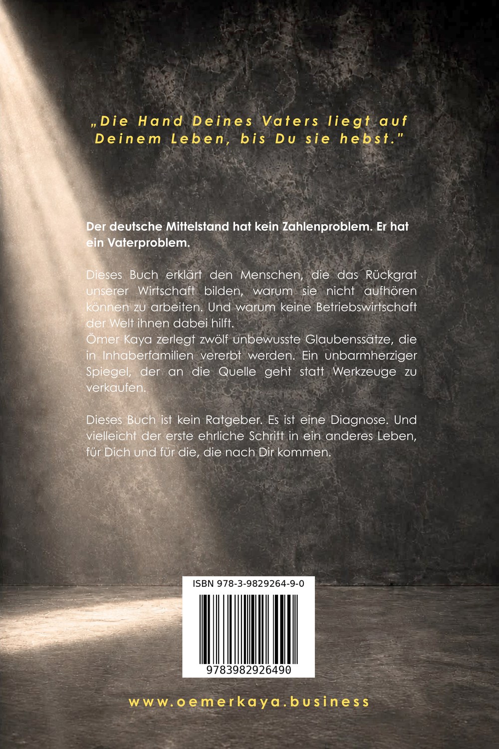 Rückseite des Buches